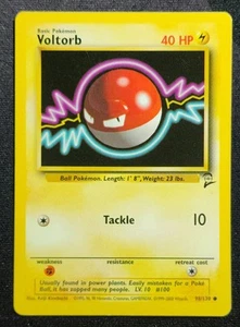 Voltorb 98/130 Base set 2 Vintage WOTC Pokemon Card - Picture 1 of 2