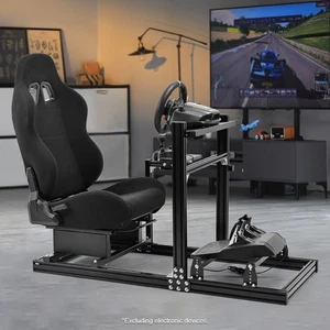 Marada verstellbares Racing Sim Cockpit mit rotem Sitz kompatibler Passform Logi - Bild 1 von 20