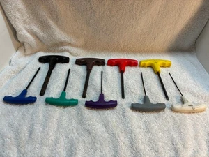 Hex T Handle Wrench LOT of 9 Metric sizes 10mm - 2.0mm - Picture 1 of 2