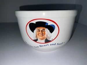 Vintage 1999 Quaker Haferflocken Keramik Haferflocken Schale - Bild 1 von 3