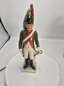 Dragon Napoléonien 1804-1815 Porcelaine Saxe Eille Paris Figurine Militaria* - Imagen 1 de 11