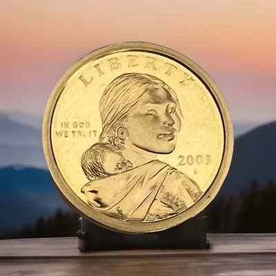 2005-S Sacagawea $1 moeda de dólar dos EUA conjunto de prova em perfeito estado - Imagem 1 de 2