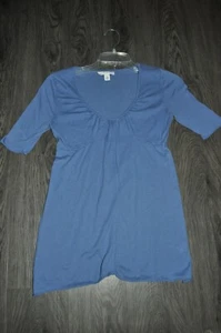 Womens Banana Republic Knit Sweater tunic Shirt Top Size XS Blue - Picture 1 of 3
