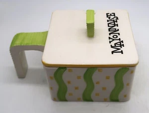 Vintage Holt Howard Mayonnaise Condiment Jar w/Lid Rare 1960 HTF Pattern - Picture 1 of 18