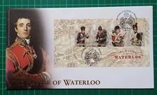 DUKE of Wellington Buckingham 2015 Bicentenary of the Battle of Waterloo MS FDC