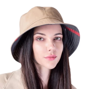 Casual donna solida vera pelle di pecora cappello da pesca ombrellone caldo secchio cappello - Foto 1 di 23