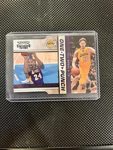 2010 Playoff Contenders Patches Black Die-Cut /49 Kobe Bryant Pau Gasol #23 HOF - Picture 1 of 2