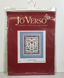Jo Verso  Nautical Sampler  Anchor Cross Stitch Kit  New & Sealed  12" x 10.5" - Picture 1 of 5