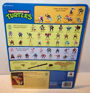 CAPPELLO ESTREMAMENTE RARO 44 posteriore TMNT 1990 Modellino vintage MOC Ace Duck SBLOCCATO - Foto 1 di 8