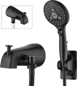 PROOX All Metal Bathtub Faucet with Sprayer Oil Rubbed Bronze, 6 Settings - Picture 1 of 9