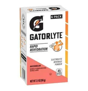 Gaterade Watermelon Electrolyte Complex,ReducedSugar Hydration Mix Gatorlyte 6Ct - Picture 1 of 4