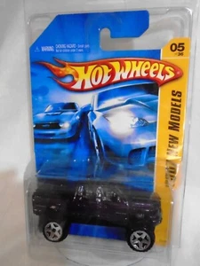 HOT WHEELS 2007 NEW MODELS DODGE RAM 1500 PURPLE #5 MATTEL MOSC W/ CASE - Picture 1 of 1