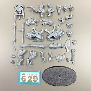 AGGRADON LANCER STANDARD BANNER BEARER CAVALRY AOS WARHAMMER LIZARDMEN SERAPHON - Picture 1 of 1