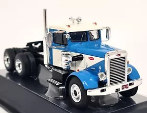 iXO 1/64 - Peterbilt 281 1955 Blue / White Diecast Scale Model Truck - Foto 1 di 8