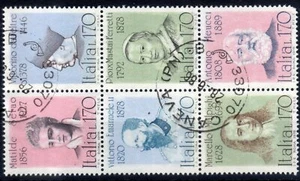 1978 italia repubblica Personaggi Illustri (Blocco) usata - Foto 1 di 1