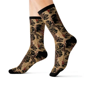 Fun Vintage Art Socks - Picture 1 of 9