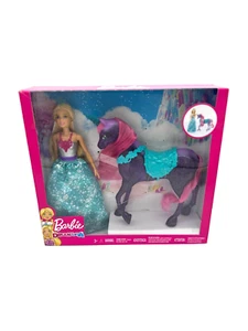 Barbie Dreamtopia Prinzessin Puppe und lila Einhorn Spielset Mattel Makel Box - Bild 1 von 15