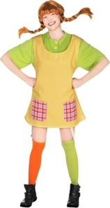 Maskworld Pippi Langstrumpf - Original Filmkostüm für Erwachsene 4teilig - gelb - Bild 1 von 6