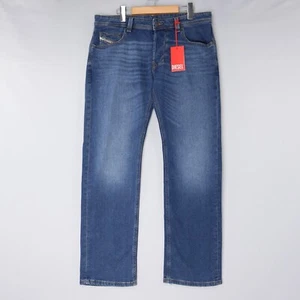 Diesel Mens Jeans 1985 Larkee Straight Leg Blue Medium Wash Button Fly Size NWT - Bild 1 von 37