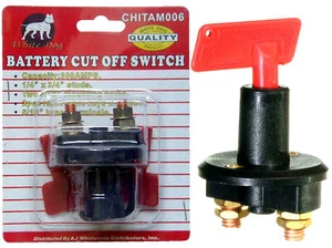 Casa rodante AJ AL POR MAYOR (CHITAM006) interruptor de apagado de batería 6V 12V 24V coche barco camión todo terreno - Imagen 1 de 6
