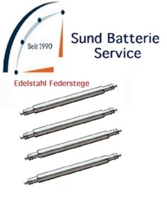 4x Federstege 22mm Federstifte Uhrenstifte Edelstahl für Uhrenarmband Neu Ø1,5mm - Bild 1 von 3
