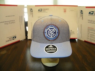 NEW YORK CITY FOOTBALL CLUB HAT CAP SNAPBACK, ADIDAS OFFICIAL MLS, NWT - Image 1 of 4