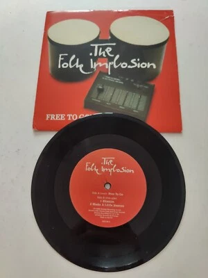 The Folk Implosion Free To Go EP Domino Records 7" Vinyl Record - Image 1 of 2