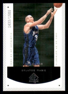 2002-03 SP Authentic #192 Pat Burke RC /1500 - Picture 1 of 2