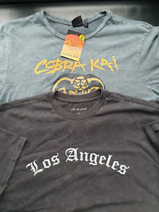 MENS T shirt Los Angeles + Cobra Kai UK Size 2XL Both T.Shirts