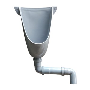 Agande Urinal Kunststoff PVC , einfach und wasserlos mit Abflussrohr