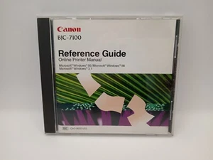 Canon BJC-7100 Reference Guide Online Printer Manual CD For Windows 95-98 Mint - Picture 1 of 2