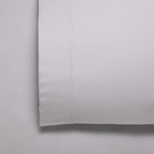 Bianca Fletcher 170gsm Cotton Twill Flannelette Sheet/Pillowcase Stone King Bed - Picture 1 of 1