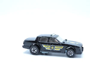 FPOR Hot Wheels 1986 Flip Outs Flip Roarin Black State Police Cruiser BW's HK - Picture 1 of 8