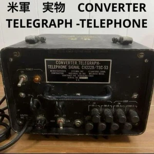 US Army Oryginalny KONWERTER TELEGRAF -TELEFON - Zdjęcie 1 z 9