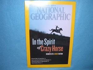 National Geographic August 2012 In The Spirit Of The Crazy Horse - Picture 1 of 2