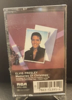 Elvis Presley Memories Of Christmas Cassette RCA Records 1982 Factory Sealed  - Image 1 of 3