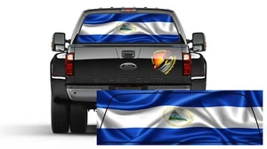 Nicaragua Flag Bandera de Nicaragua Rear Window Perforated Graphic Decal Trucks - Picture 1 of 4