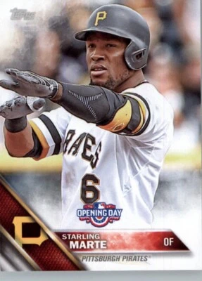 2016 Topps Opening Day  - #OD-136 Starling Marte - Image 1 of 2