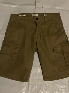 Jack Jones - Pantalones Cortos Carga Hombre (Comodidad)/Talla Pequeña 30 Cintura/Beige - Imagen 1 de 10