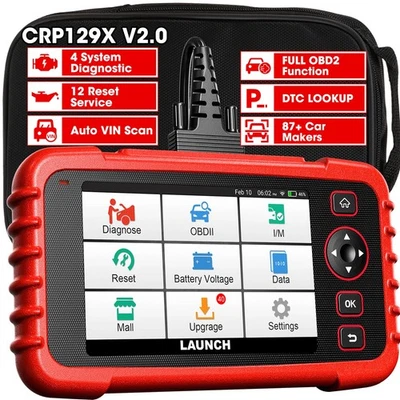 LAUNCH X431 CRP129X Lettore di Codice OBD2 Diagnostica Scanner ABS SRS TPMS SAS - Image 1 of 4