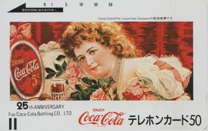 Télécarte NEUVE JAPON - COCA COLA Femme - Girl Drink JAPAN MINT FRONT BAR pc - Picture 1 of 1