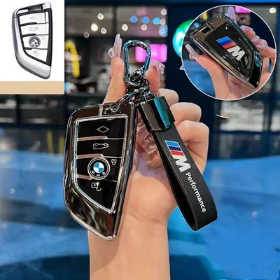 Remote Key Fob Cover Case for BMW 3 4 5 6 Series X3 M5 530 - Image 1 of 4