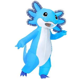 Inflatable Axolotl Costume Adult Halloween Blow Up Costumes Deluxe Funny Cost... - Bild 1 von 7