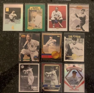 LOU GEHRIG CARD LOT............................10 TOTAL - Picture 1 of 2