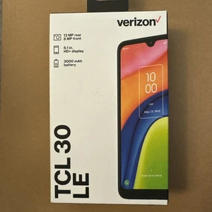 New Sealed TCL 30 LE 32GB 4G 6.1" Android HD Smartphone 13MP (Verizon Wireless) - Picture 1 of 1