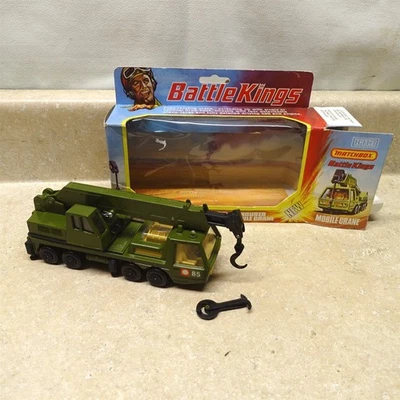 Vintage Original Matchbox, Battle Kings, K-113, Armoured Mobile Crane, #85 Green - Image 1 of 4