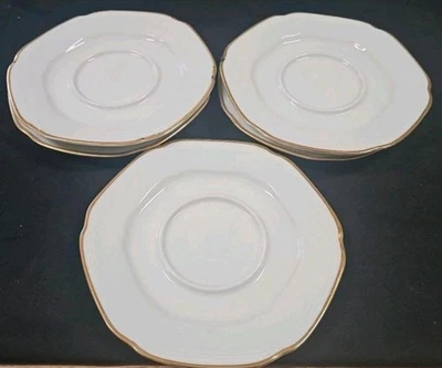5 Untertassen Bareuther Goldrand - Bild 1 von 4