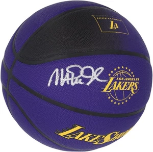 Magic Johnson Lakers Signed Wilson 2024-25 City Edition Collector's Basketball - Picture 1 of 4