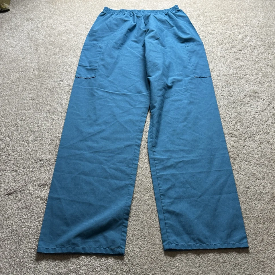 Medline Scrub Bottom Pants Womens Medium Blue Foto 1 de 4