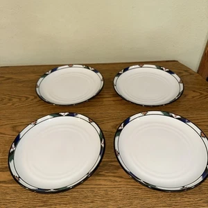 4er Set ~ TOP Noritake Steinzeug Kachina 8458 Essteller 10 1/4" - Bild 1 von 6